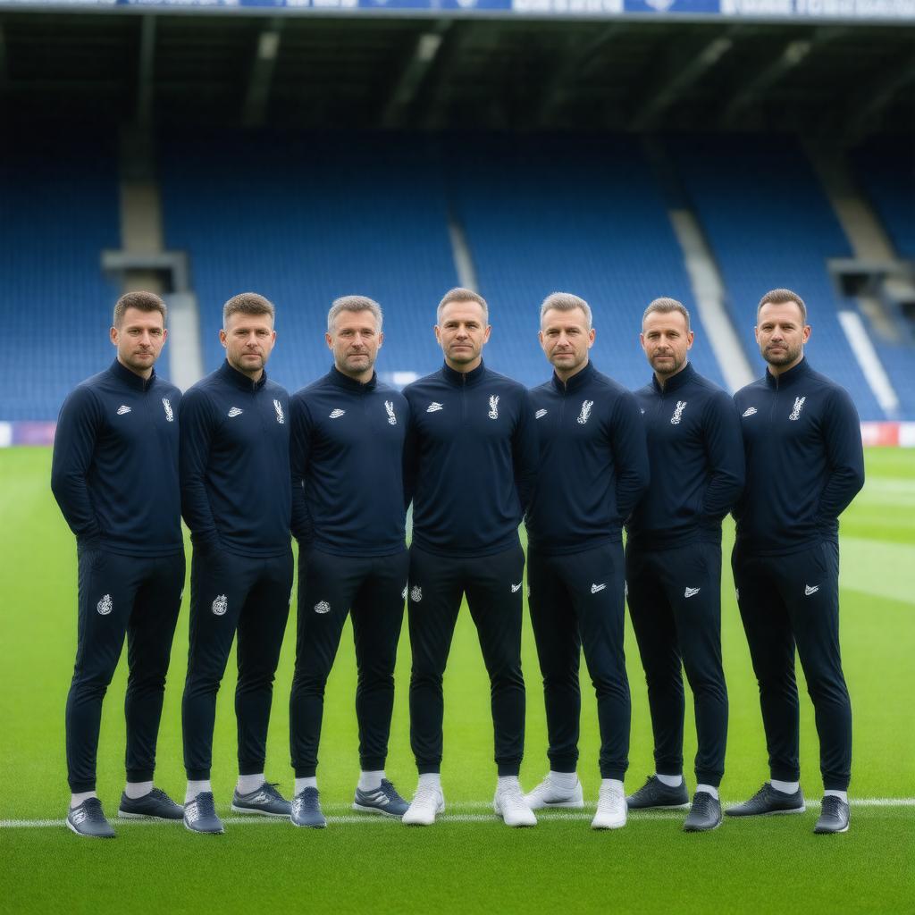 AI-created image of Tottenham Hotspur coaching staff