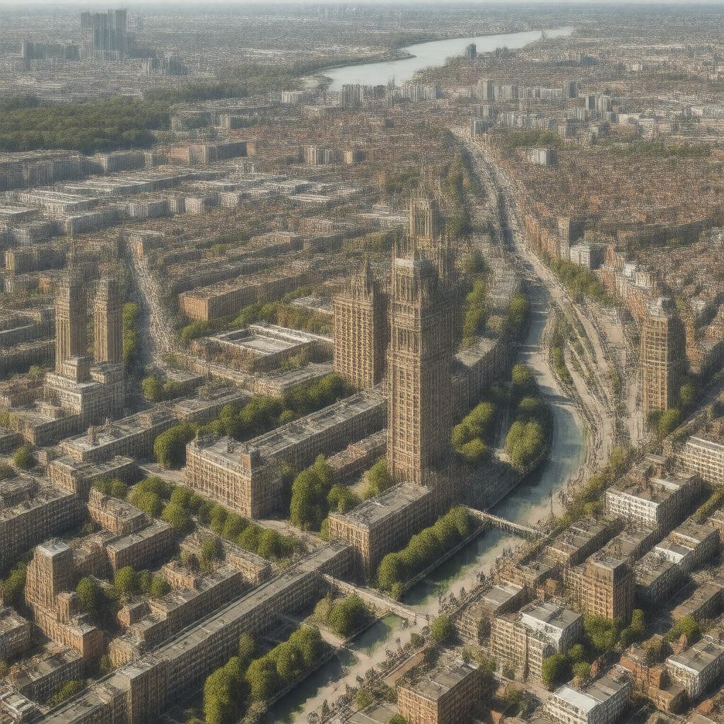 AI-created image of Tottenham, London
