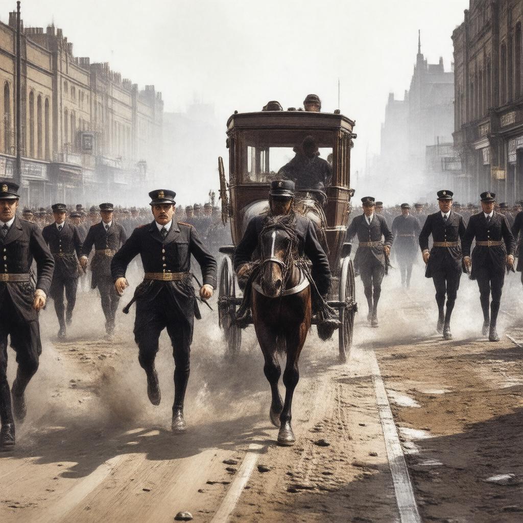 AI-created image of Tottenham Outrage