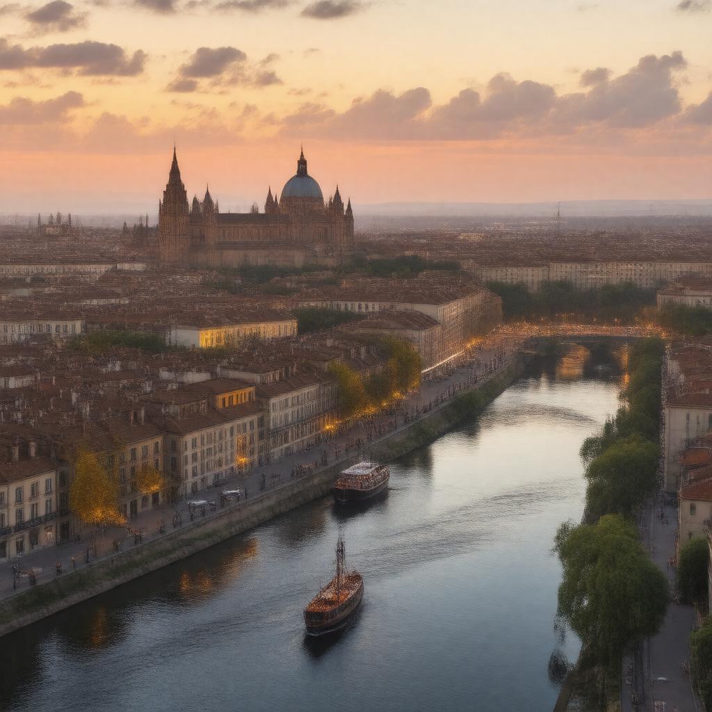 AI-created image of Toulouse