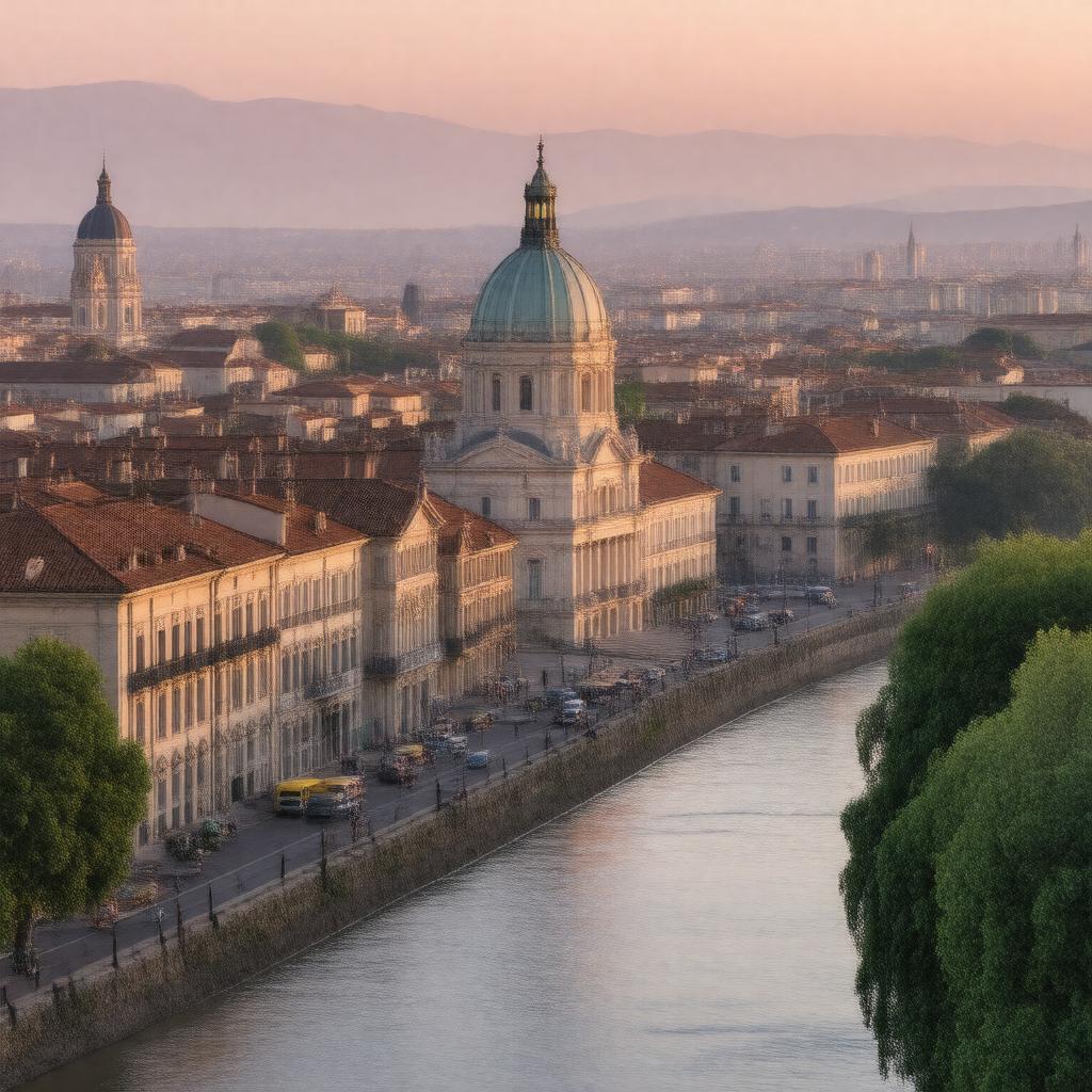 AI-created image of Toulouse, France