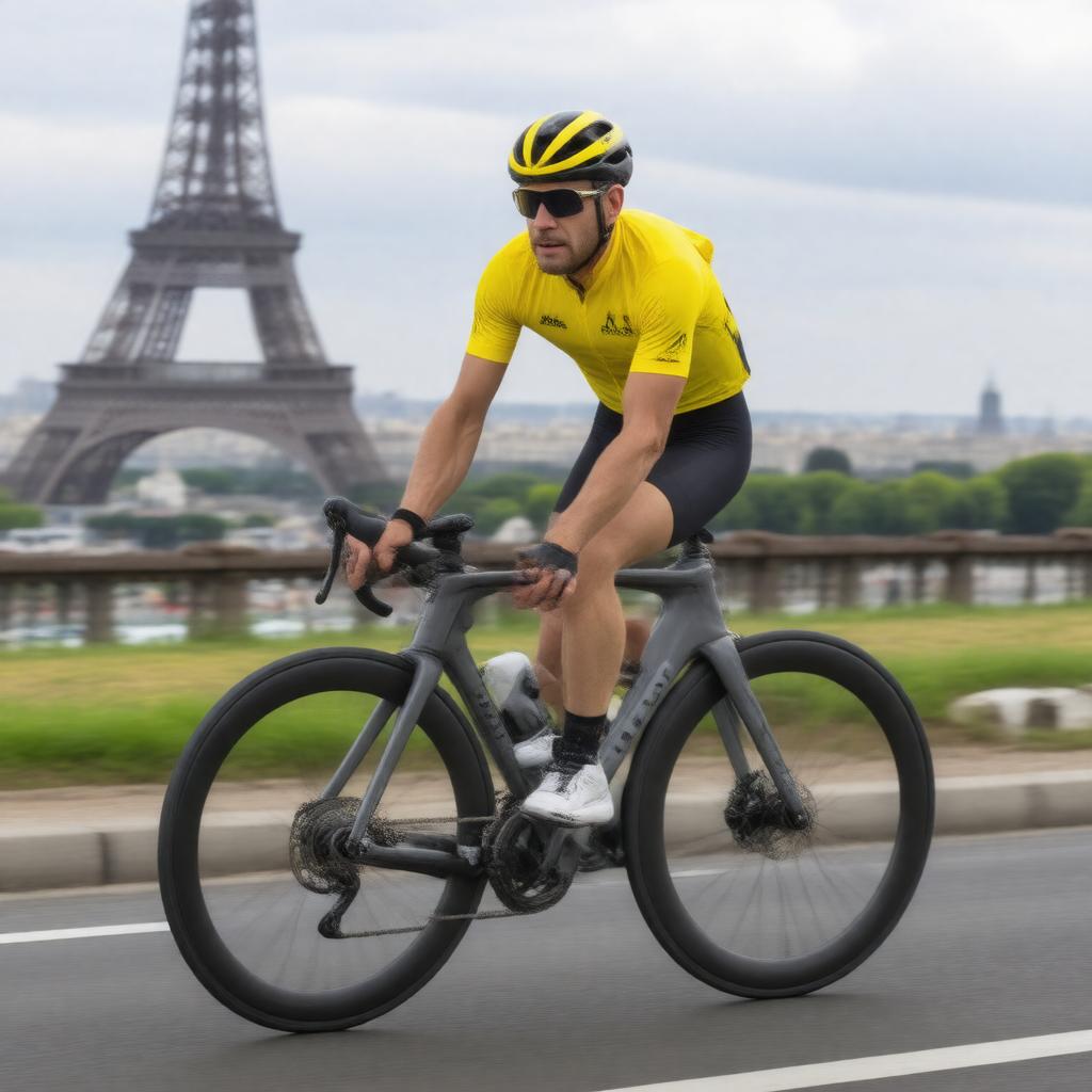 AI-created image of Tour de France