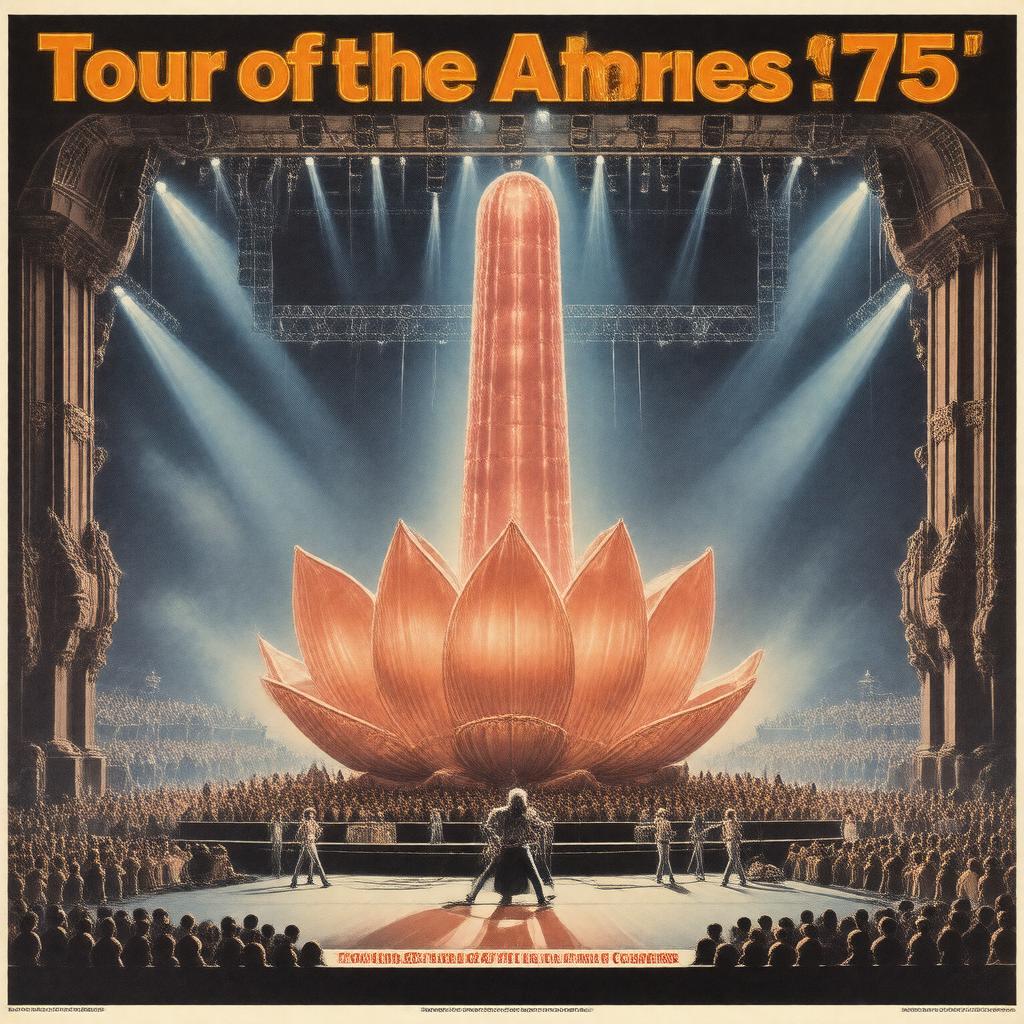AI-created image of Tour of the Americas '75