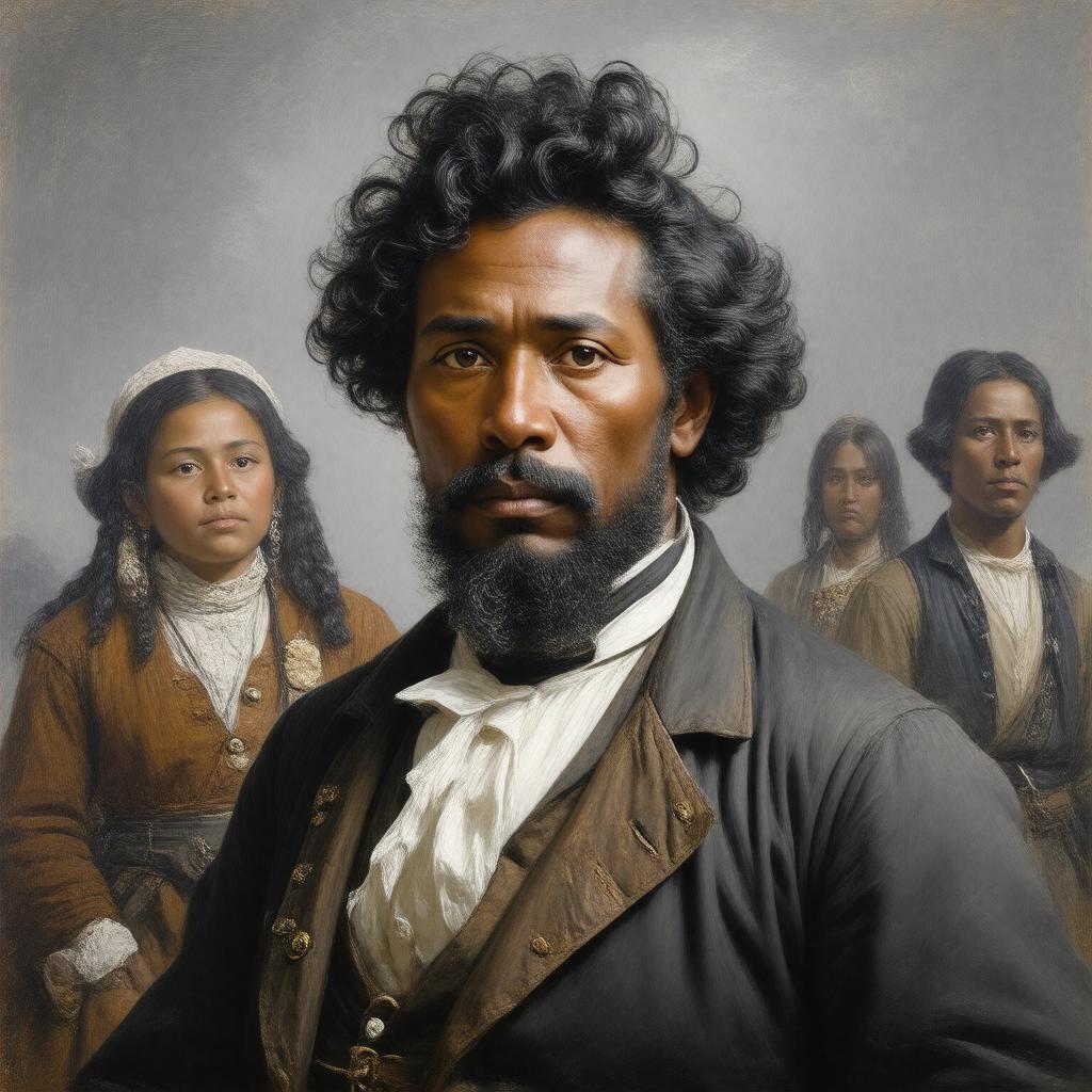 AI-created image of Toussaint Charbonneau