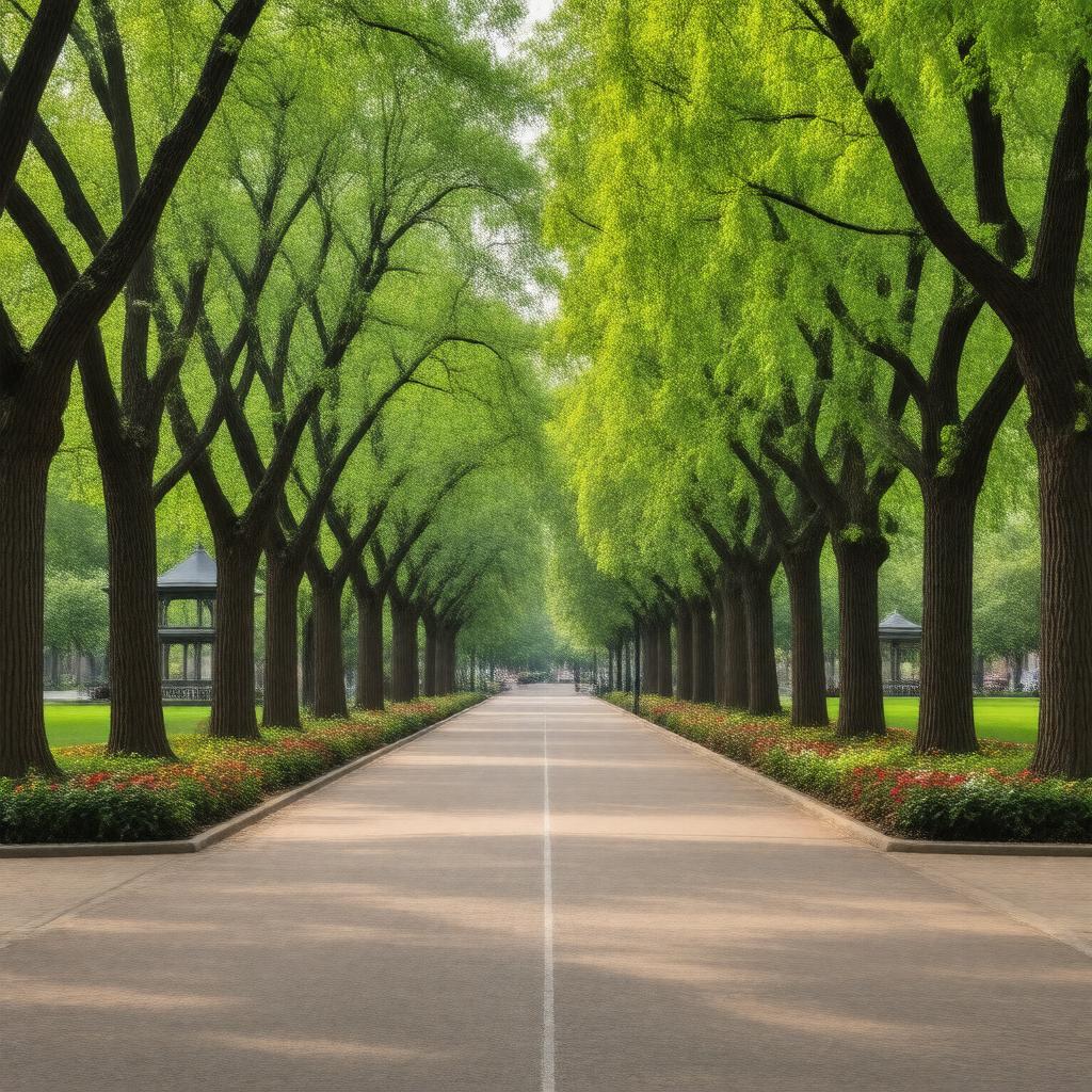 AI-created image of Tower Grove Park