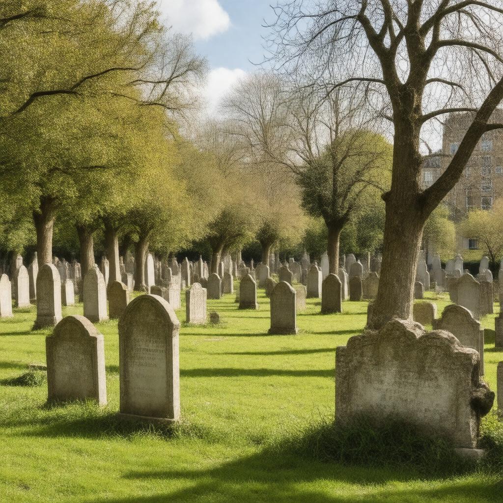 AI-created image of Tower Hamlets Cemetery