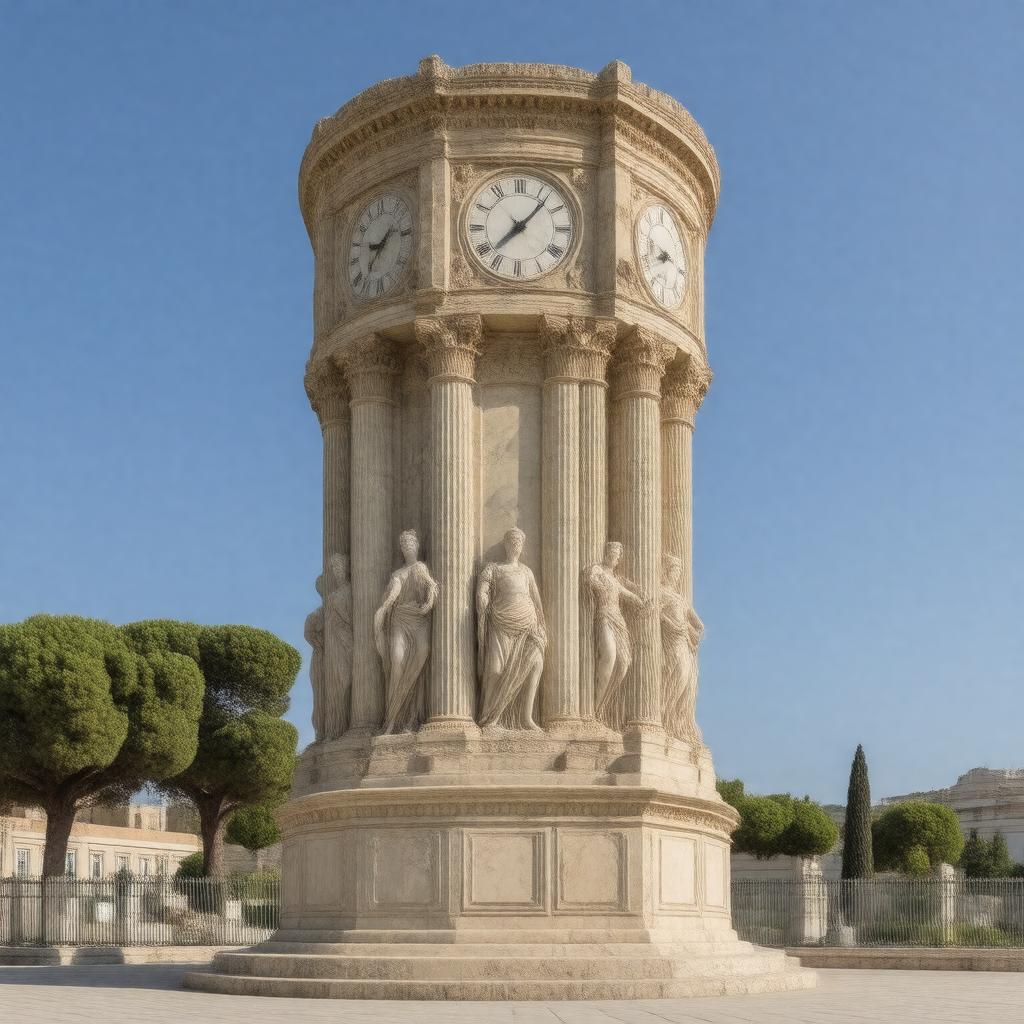 Click to view larger image AI-created image of Tower of Winds, Athens