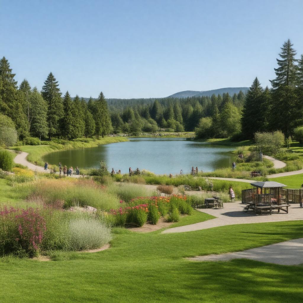 AI-created image of Town Centre Park