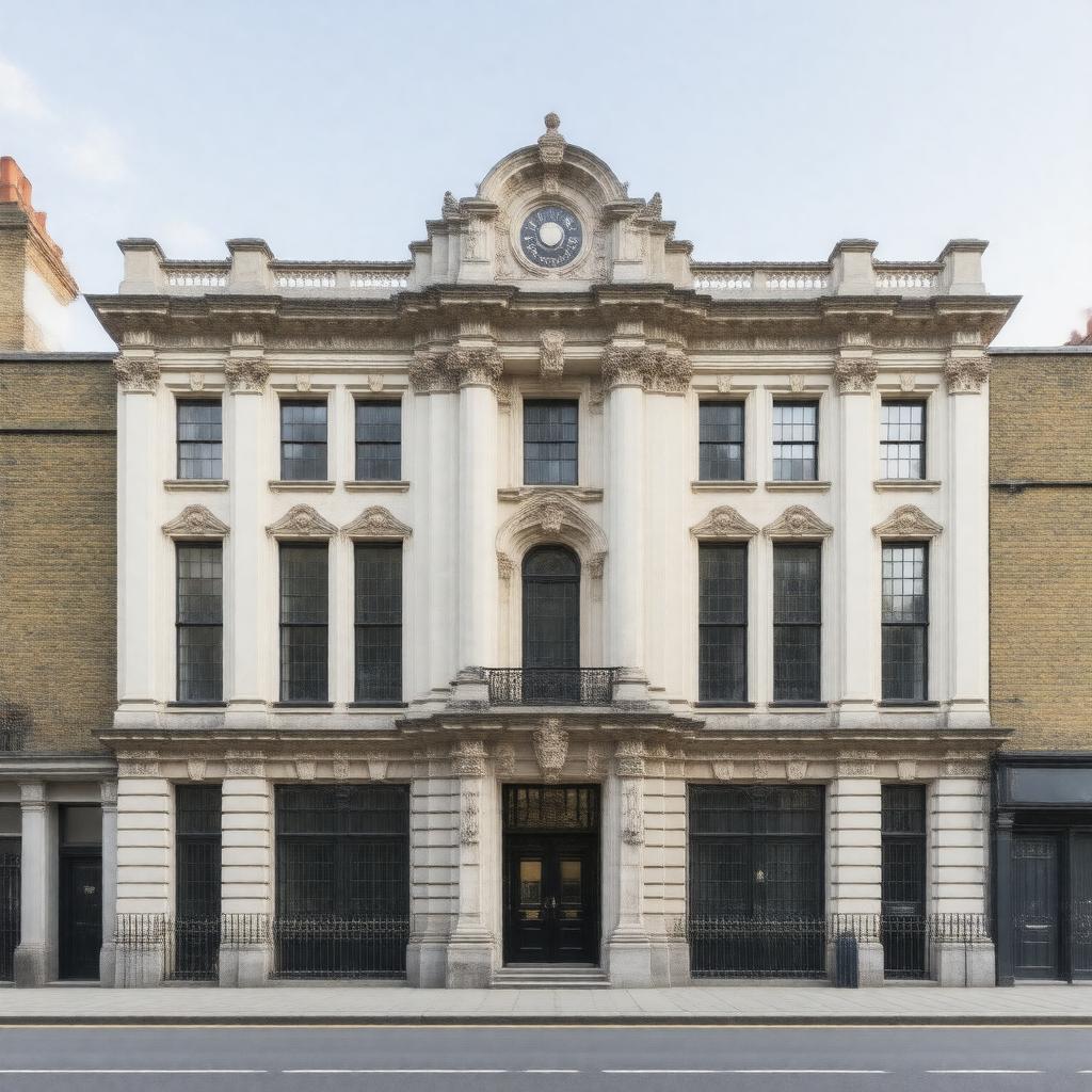 AI-created image of Town Hall, Whitechapel