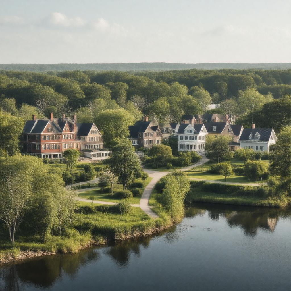 AI-created image of Town of Dedham