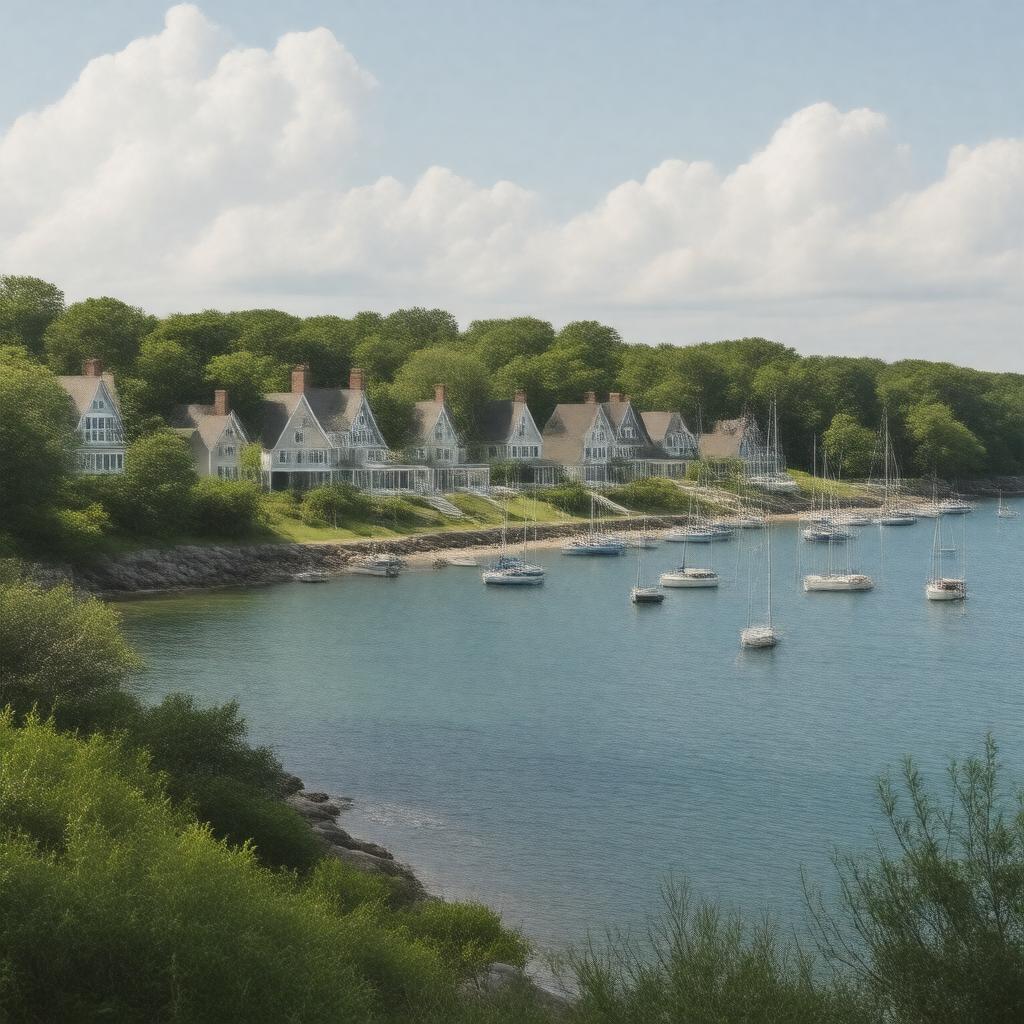 AI-created image of Town of Falmouth