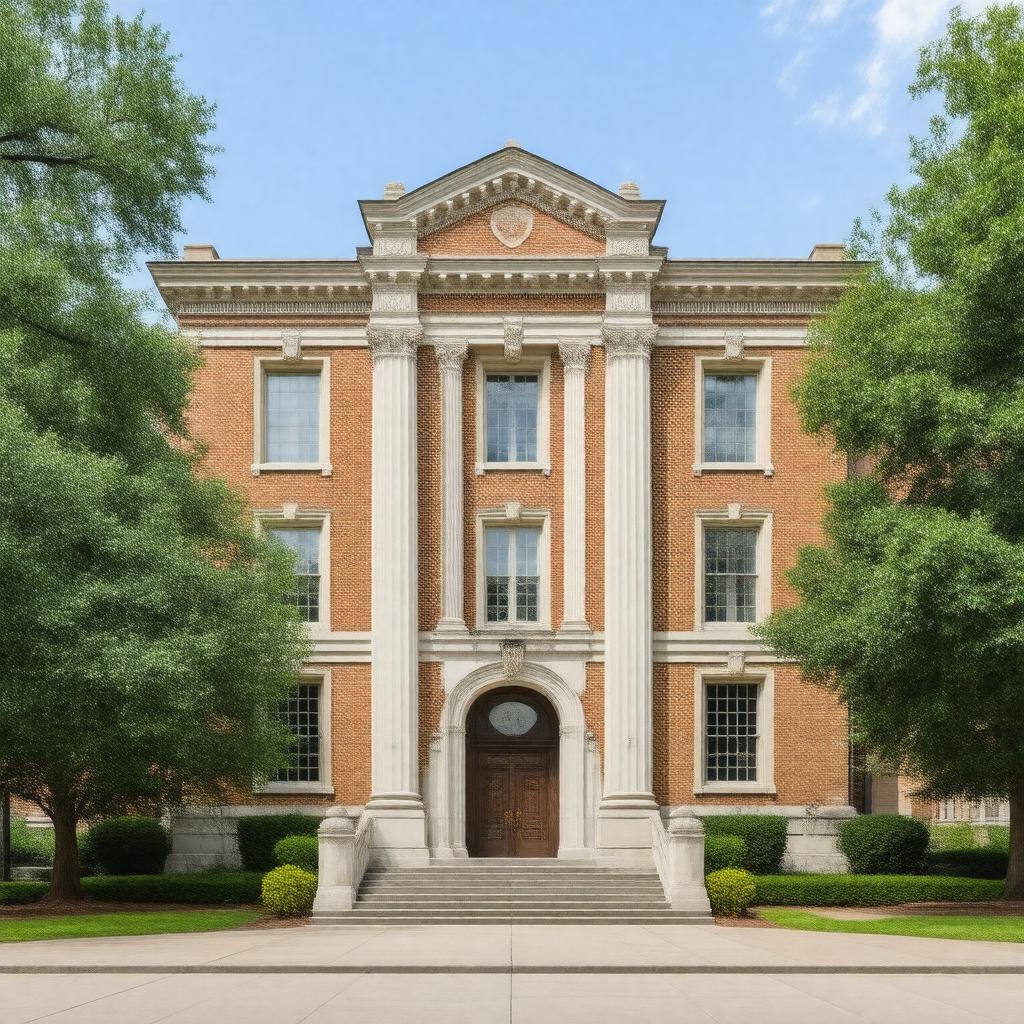 AI-created image of Townes Hall