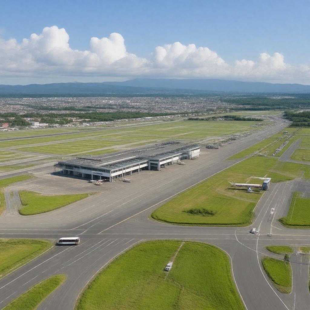 AI-created image of Toyama Airport