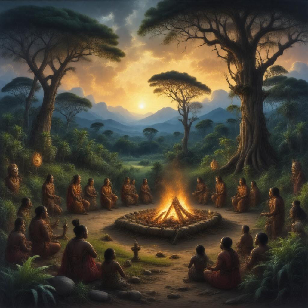 AI-created image of Traditional African religions