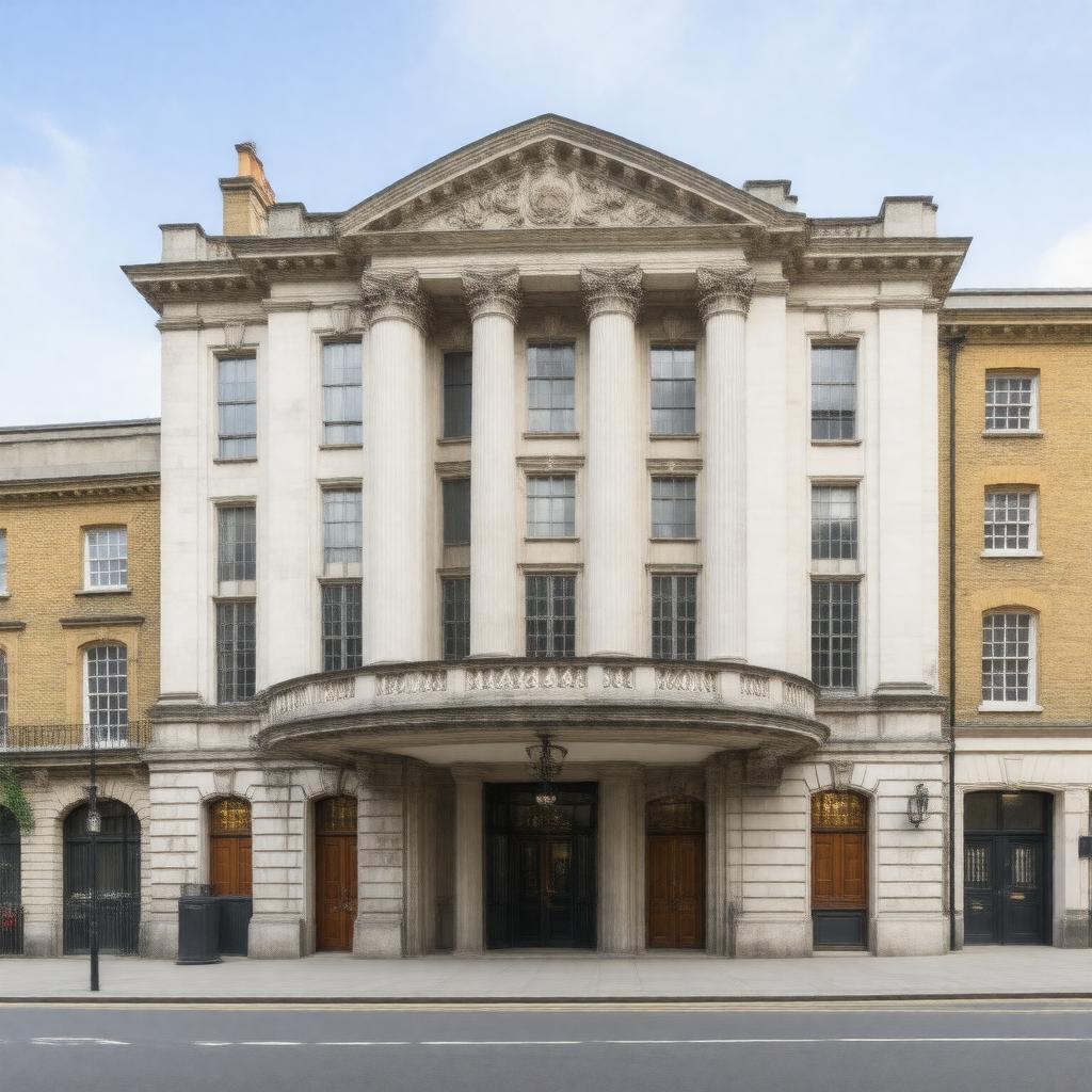 AI-created image of Trafalgar Theatre