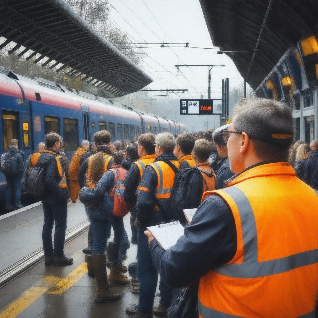 Click to view larger image AI-created image of Trainspotting Live