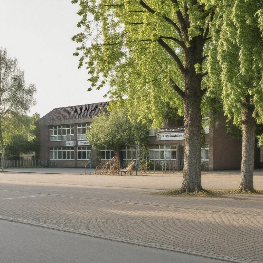 AI-created image of Tranegårdskolen