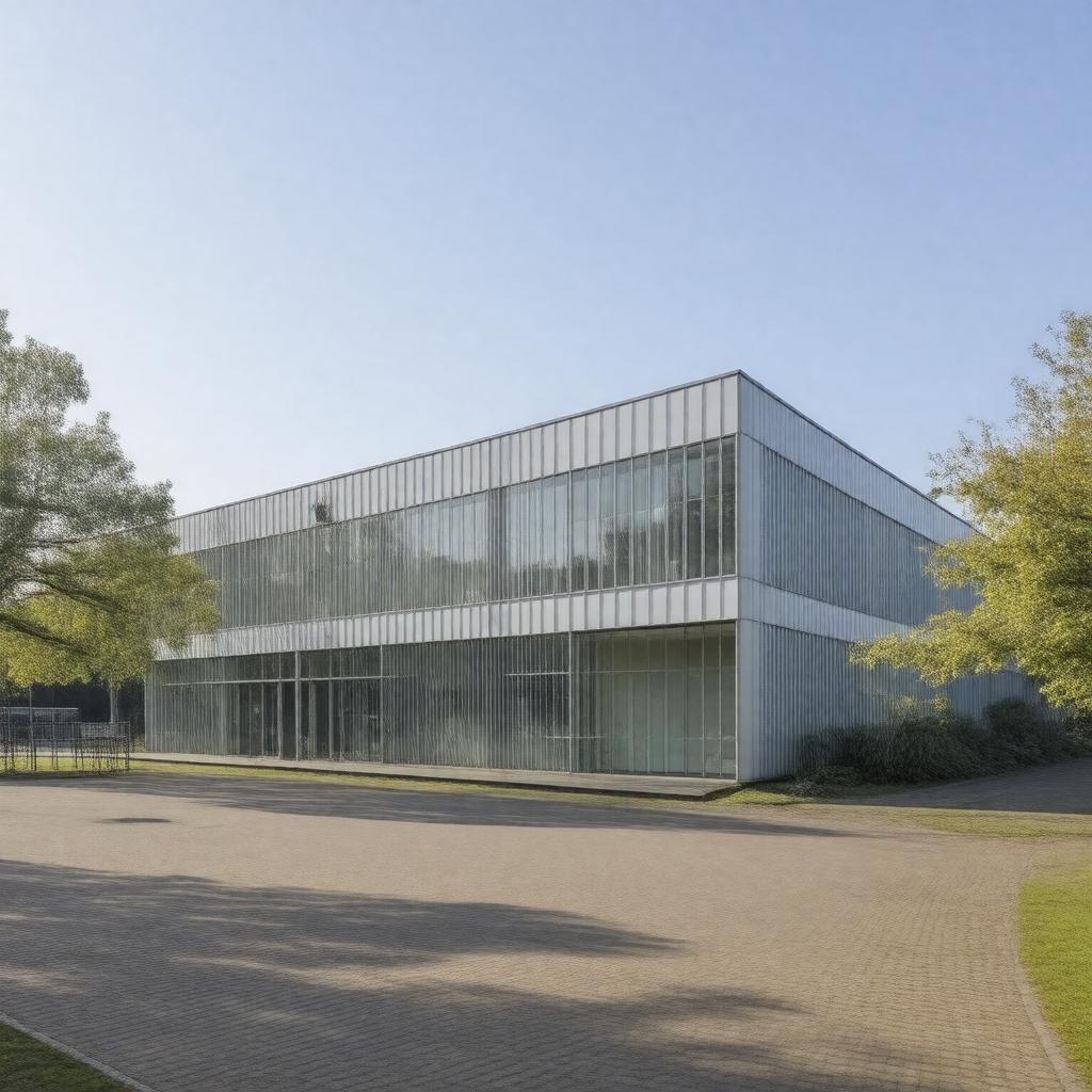 AI-created image of Tranegårdskolen, Hellerup