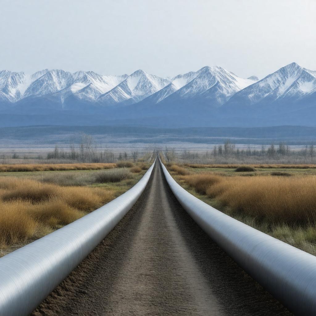AI-created image of Trans-Alaska Pipeline
