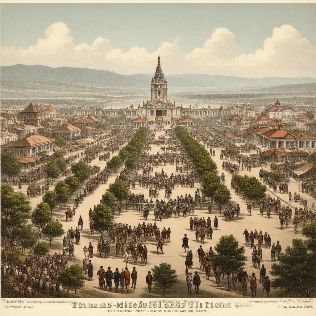 Click to view larger image AI-created image of Trans-Mississippi Exposition 1898