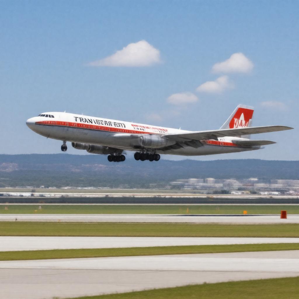 Click to view larger image AI-created image of Trans World Airlines