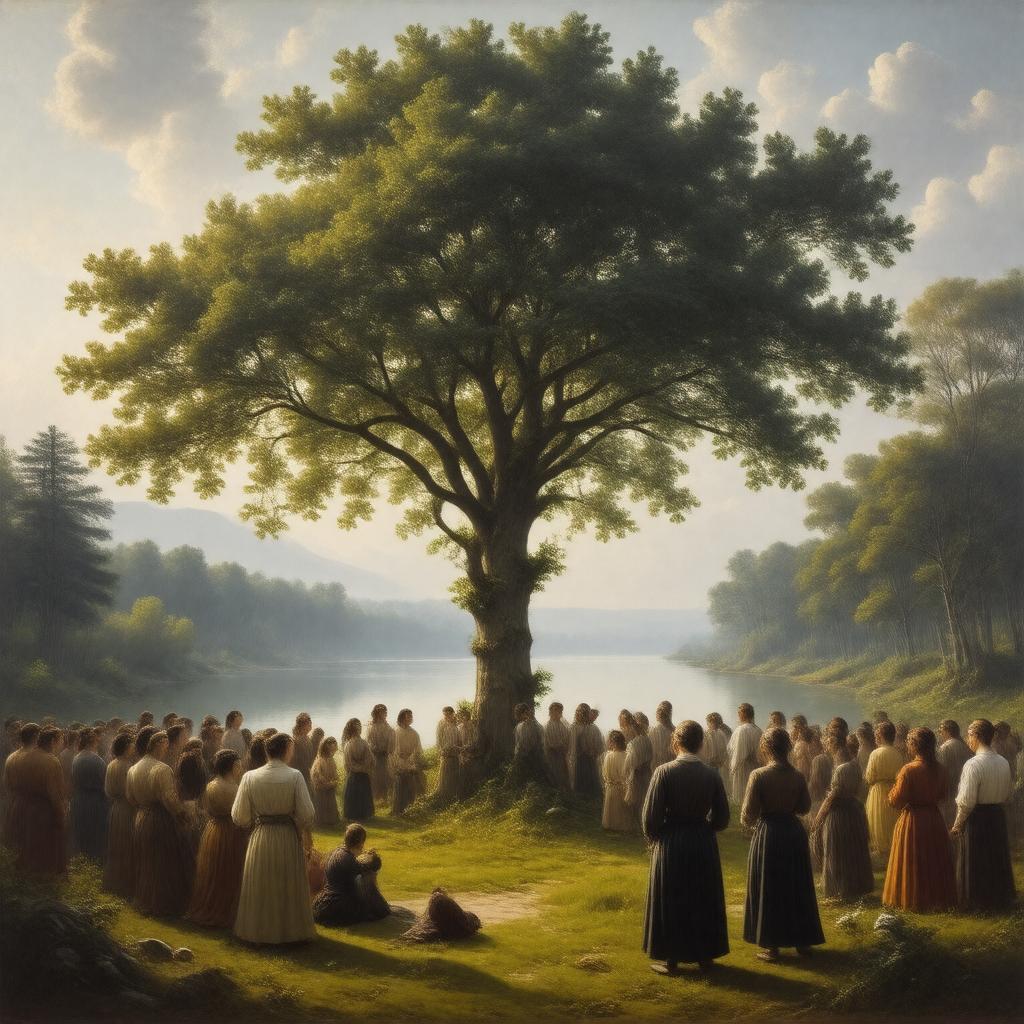 AI-created image of Transcendentalists