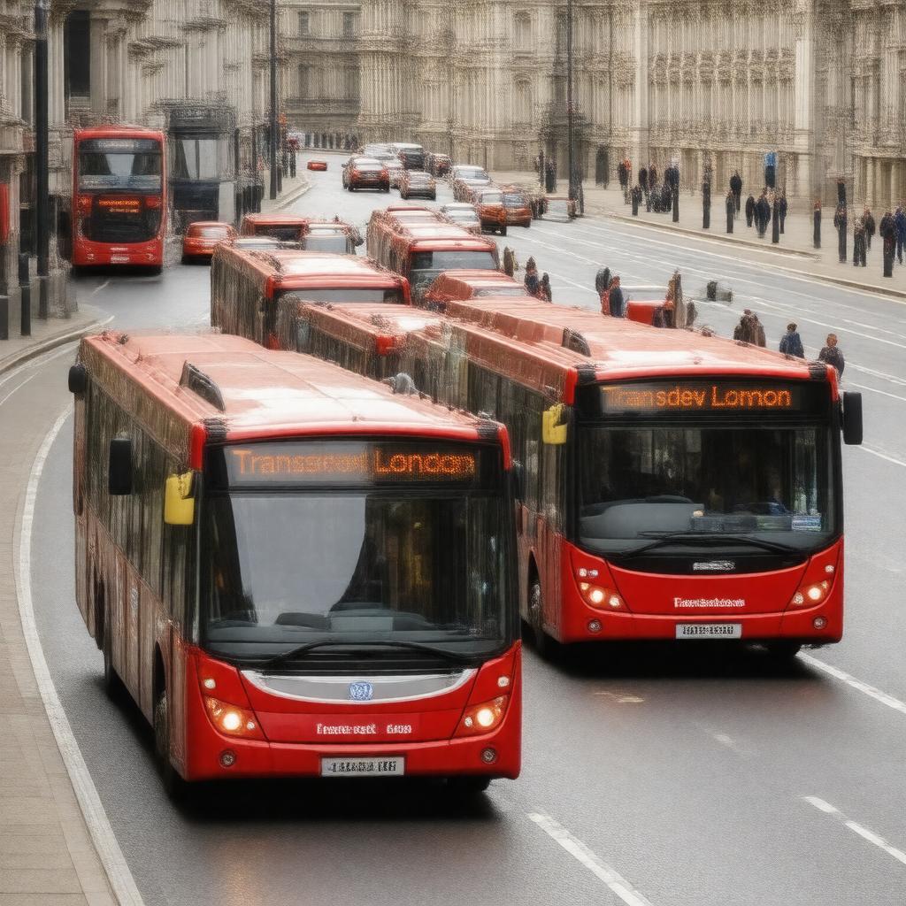 AI-created image of Transdev London