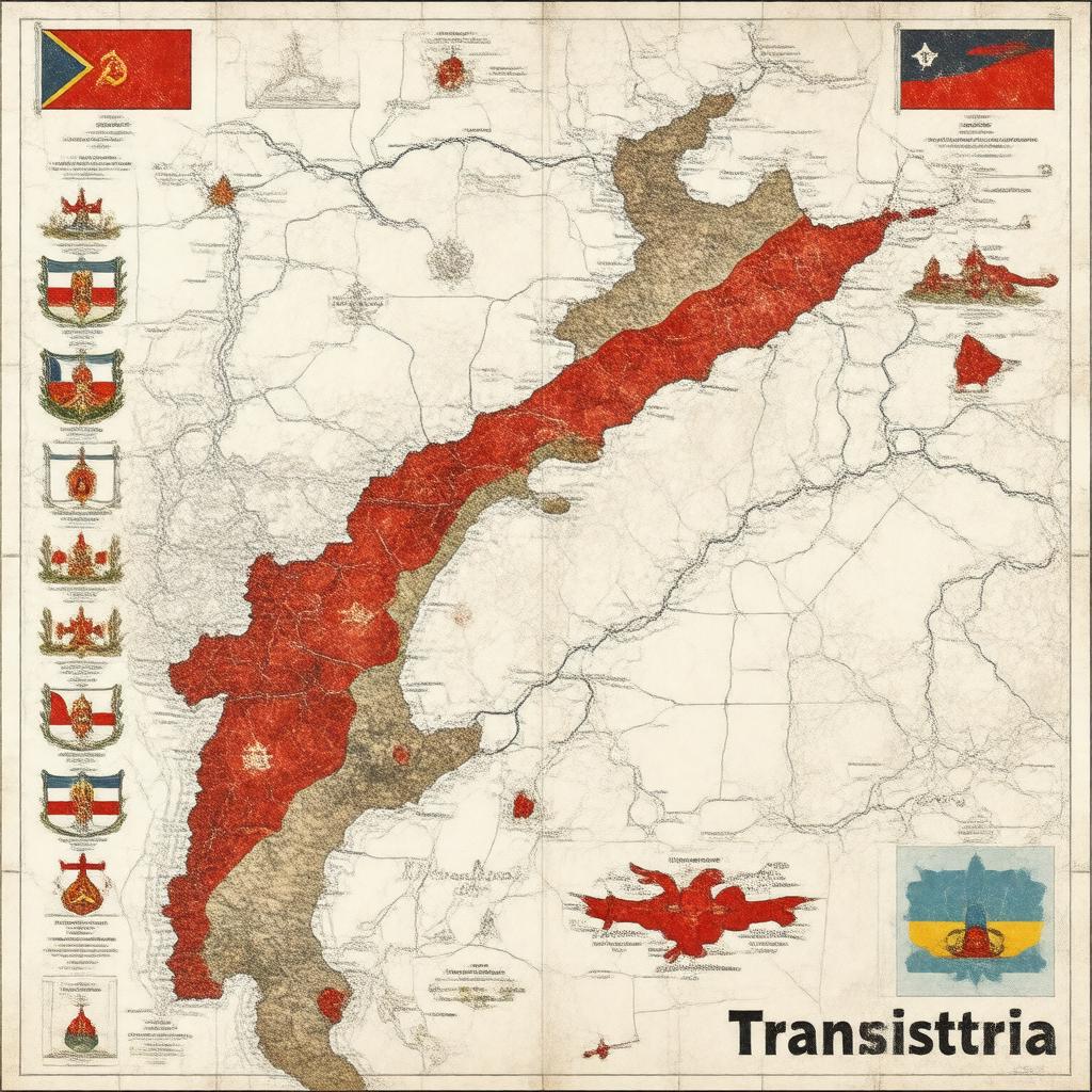 AI-created image of Transnistria movement
