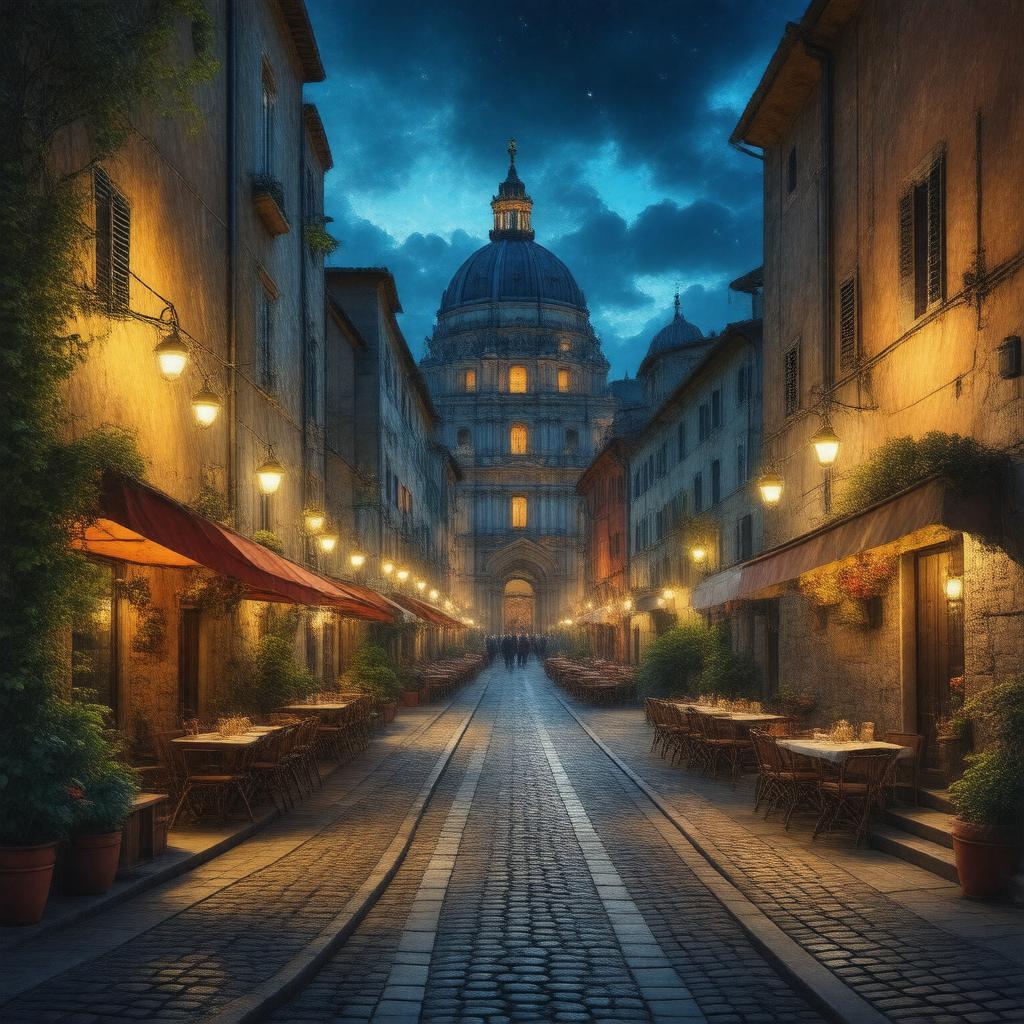 Click to view larger image AI-created image of Trastevere