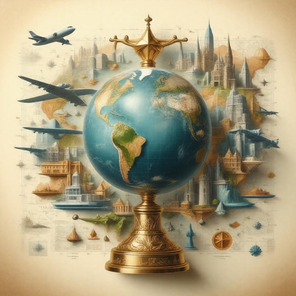 AI-created image of Travel + Leisure World's Best Awards