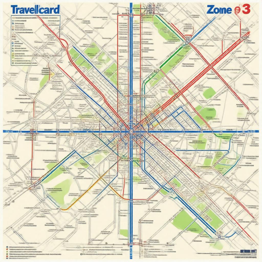 Click to view larger image AI-created image of Travelcard Zone 3