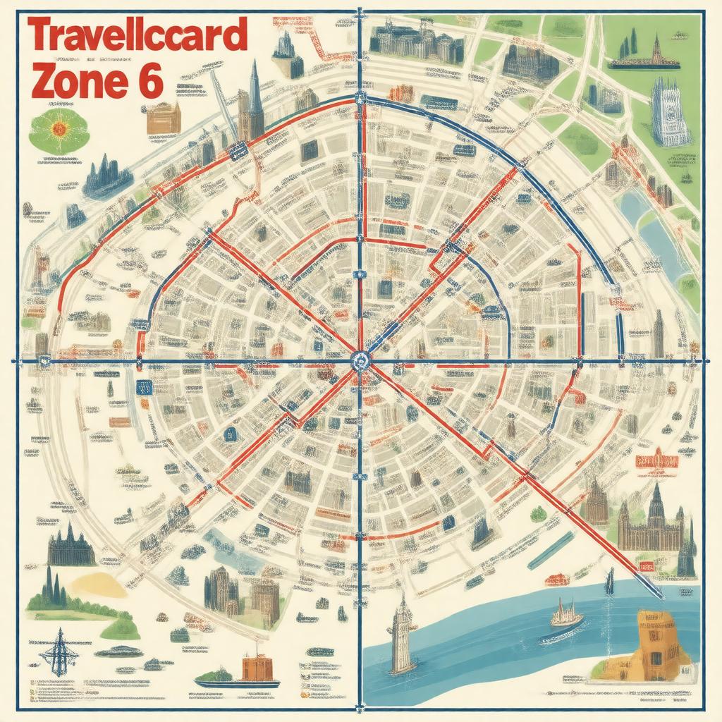 AI-created image of Travelcard Zone 6