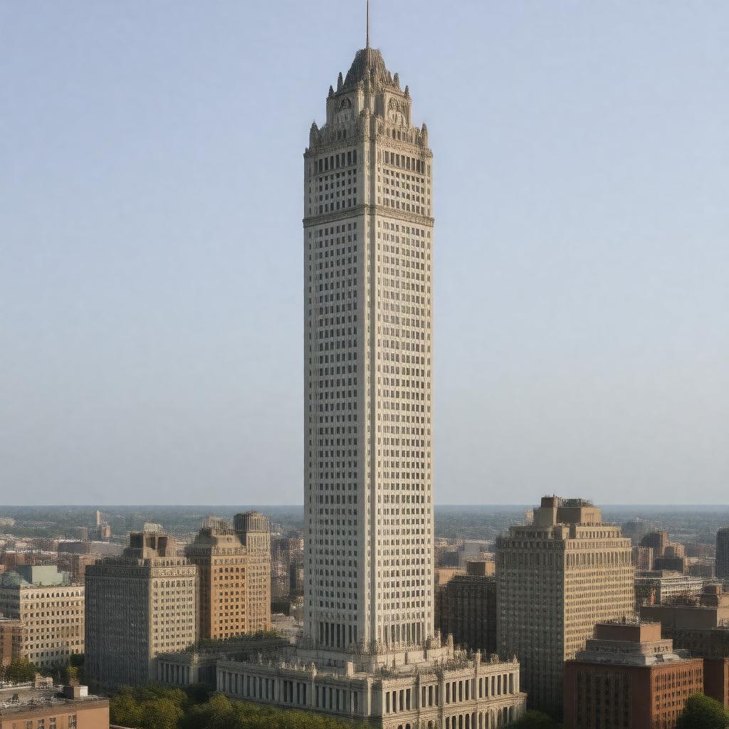 AI-created image of Travelers Tower