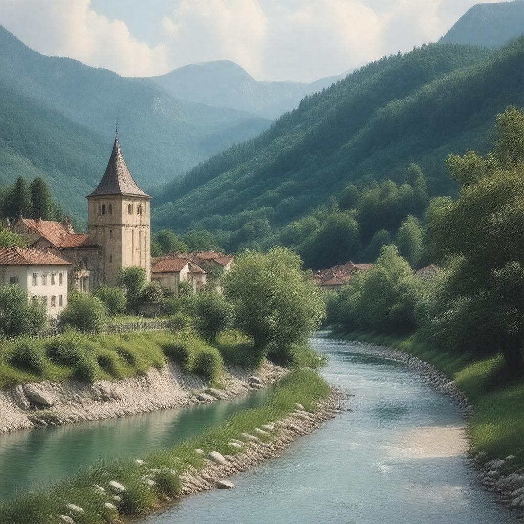 AI-created image of Travnik