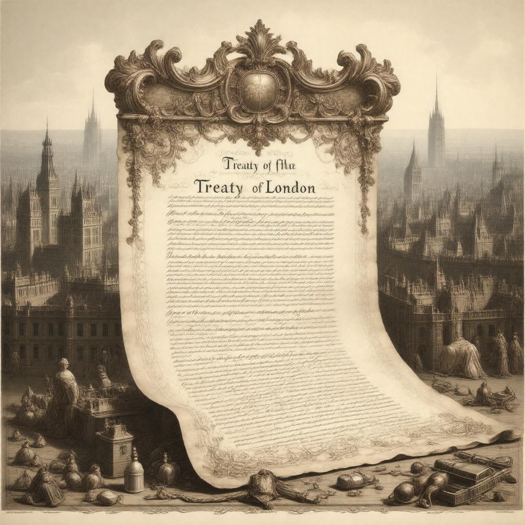 AI-created image of Treaty of London