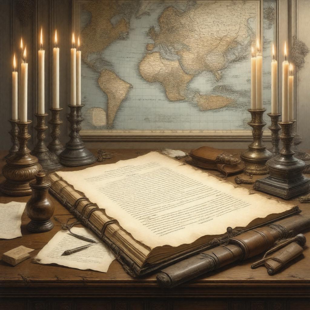 AI-created image of Treaty of Paris (1763)