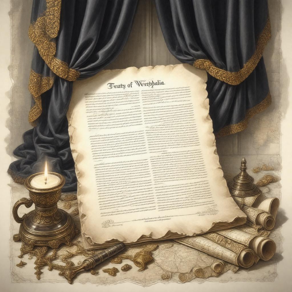 AI-created image of Treaty of Westphalia