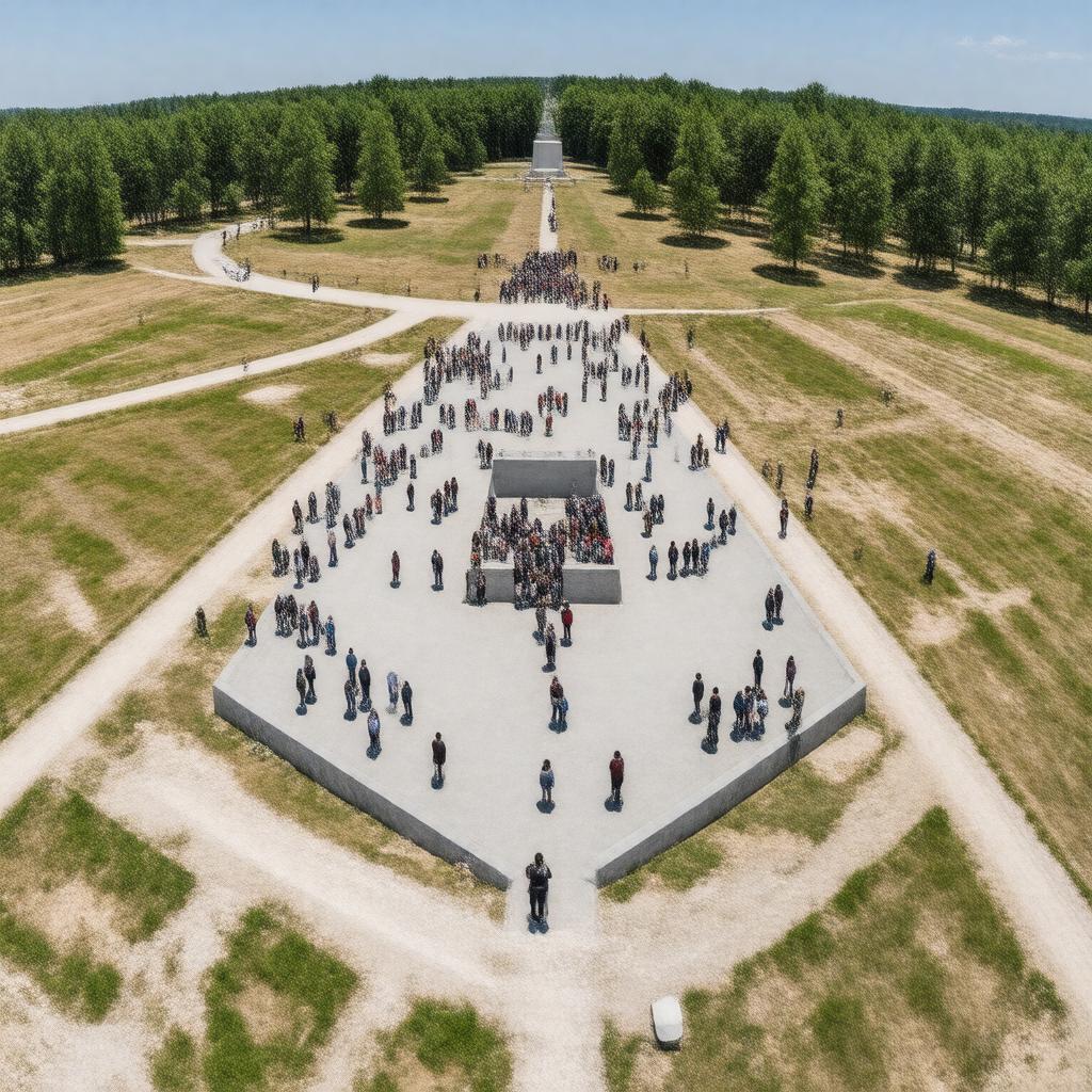 AI-created image of Treblinka