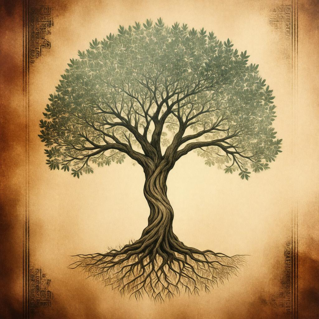 Click to view larger image AI-created image of Tree of Life Version