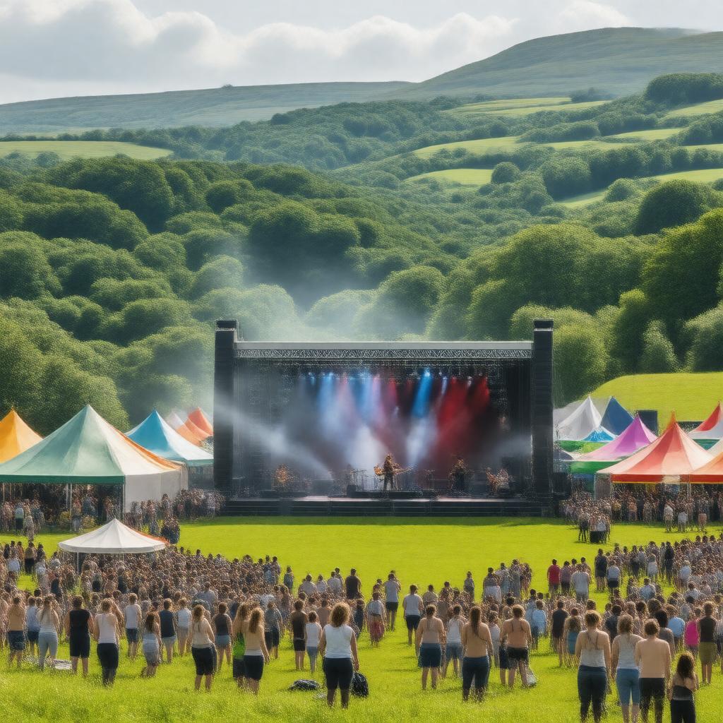 Click to view larger image AI-created image of Trellech Music Festival