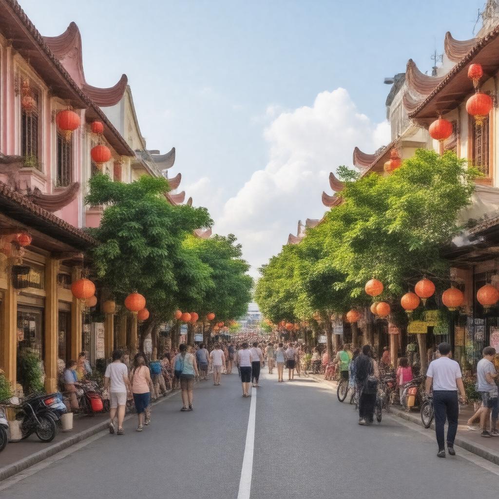 AI-created image of Trengganu Street