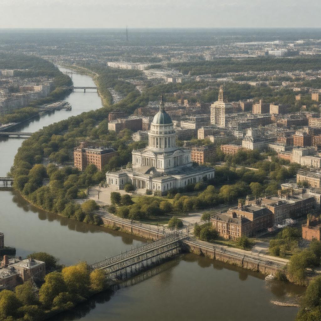 AI-created image of Trenton, New Jersey