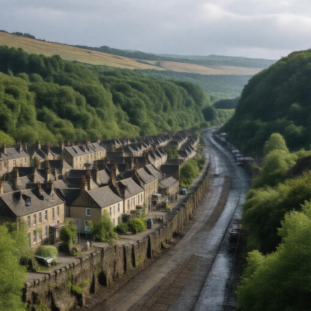 AI-created image of Treorchy, Wales
