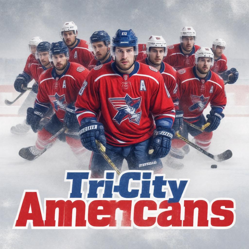 AI-created image of Tri-City Americans