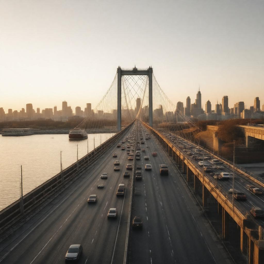 AI-created image of Triborough Bridge