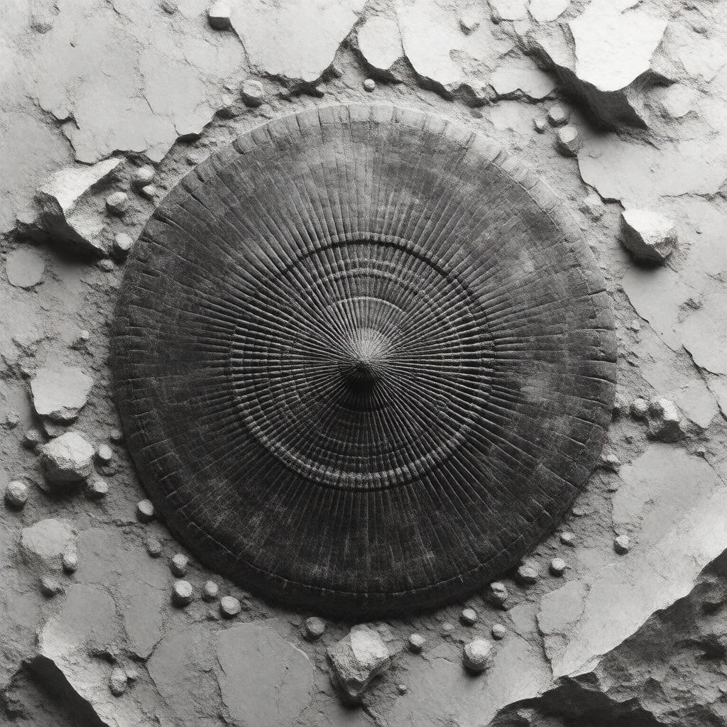 AI-created image of Tribrachidium heraldicum