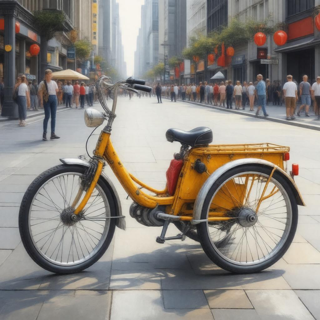 Click to view larger image AI-created image of Tricycles