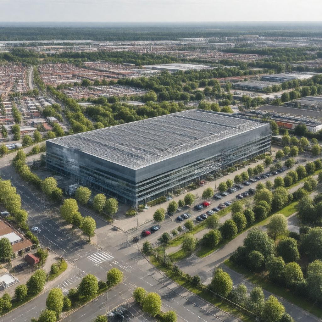 AI-created image of Trident Business Park