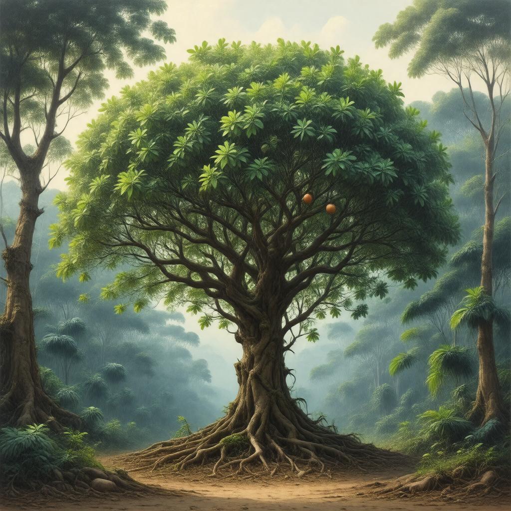 AI-created image of Trigonobalanus