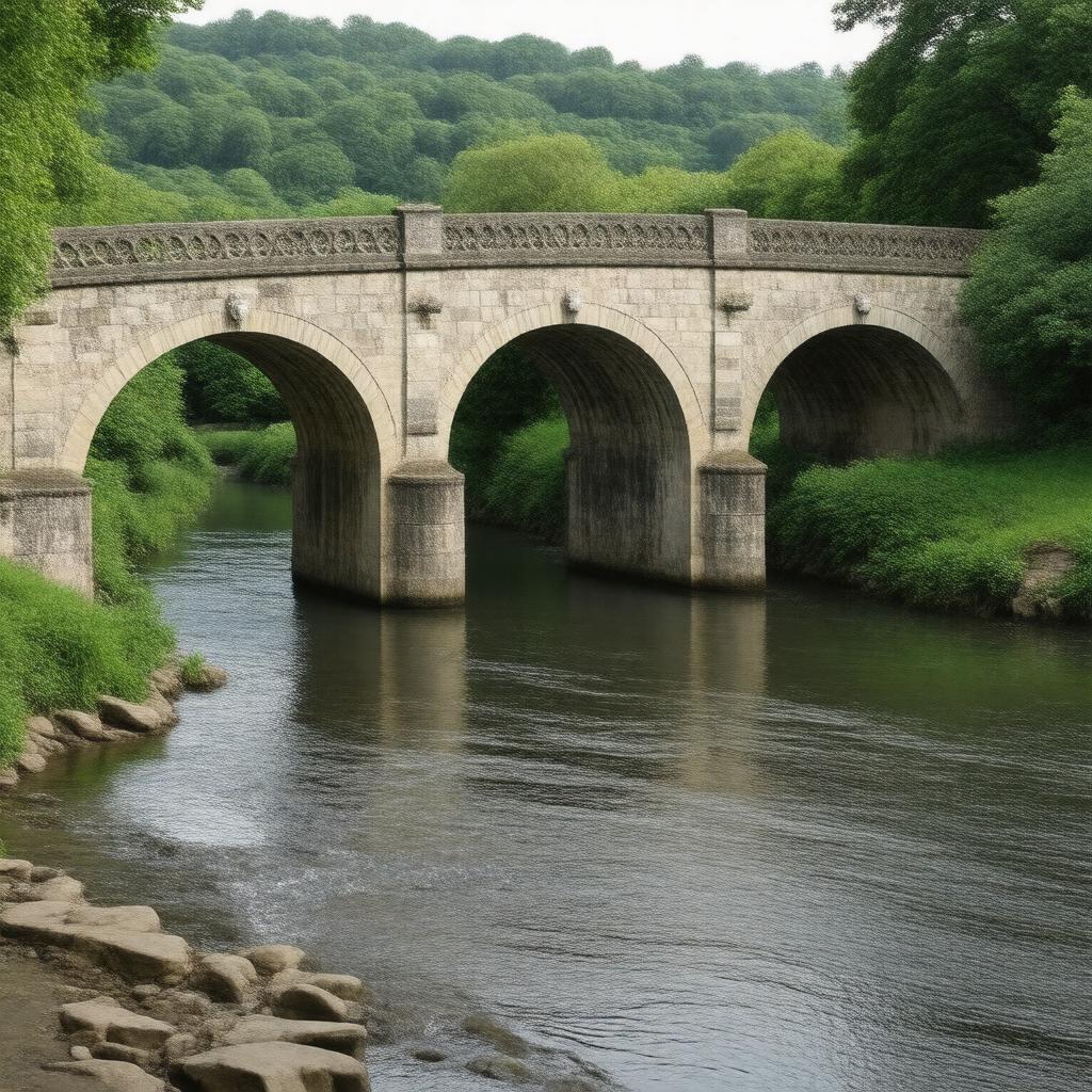 AI-created image of Trinity Bridge
